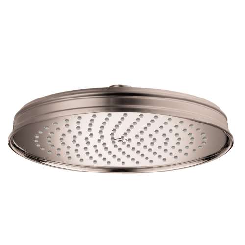 Axor Montreux Showerhead 240 1-Jet, 1.75 Gpm In Brushed Nickel, 28374821