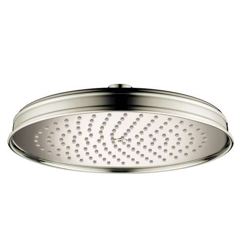 Axor Montreux Showerhead 240 1-Jet, 1.75 Gpm In Polished Nickel, 28374831