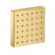 Axor Showersolutions Shower Module 5" X 5" Square In Brushed Gold Optic, 28491251