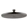 Axor Starck Showerhead 240 1-Jet, 2.5 Gpm In Polished Black Chrome, 28494331