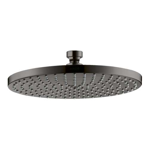 Axor Starck Showerhead 240 1-Jet, 2.5 Gpm In Polished Black Chrome, 28494331