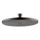 Axor Starck Showerhead 240 1-Jet, 2.5 Gpm In Polished Black Chrome, 28494331