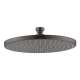 Axor Starck Showerhead 240 1-Jet, 2.5 Gpm In Brushed Black Chrome, 28494341