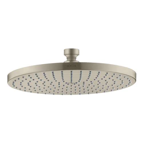 Axor Starck Showerhead 240 1-Jet, 2.5 Gpm In Brushed Nickel, 28494821