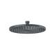 Axor Showersolutions Showerhead  240 1-Jet Powder Rain, 2.5 Gpm In Brushed Black Chrome, 28612341