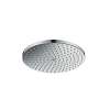 Axor Showersolutions Showerhead  240 1-Jet Powder Rain, 1.75 Gpm In Chrome, 28614001