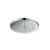 Axor Showersolutions Showerhead 180 1-Jet Powder Rain, 2.5 Gpm In Chrome, 28615001