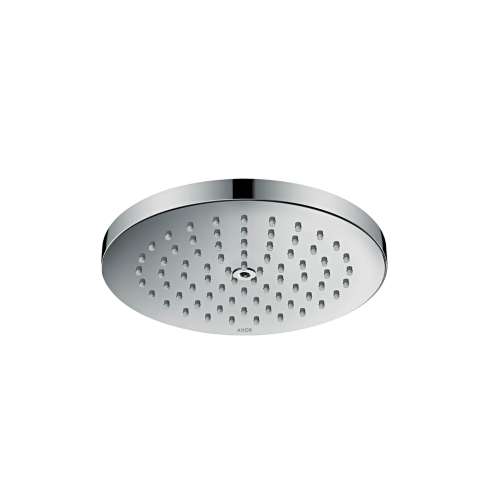 Axor Showersolutions Showerhead 180 1-Jet Powder Rain, 2.5 Gpm In Chrome, 28615001