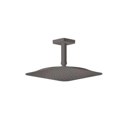 Axor Citterio C Showerhead 270 Square 1-Jet Ceiling Connection, 2.5 Gpm In Brushed Black Chrome, 28793341