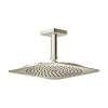 Axor Citterio C Showerhead 270 Square 1-Jet Ceiling Connection, 2.5 Gpm In Polished Nickel, 28793831