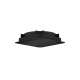 Axor Citterio C Showerhead 270 Square 1-Jet Flush Ceiling, 2.5 Gpm In Matte Black, 28795671
