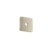 Axor Citterio C Wall Plate Softsquare 5" X 5" In Brushed Nickel, 28801821