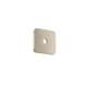 Axor Citterio C Wall Plate Softsquare 5" X 5" In Brushed Nickel, 28801821