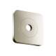 Axor Citterio C Wall Plate Softsquare 5" X 5" In Polished Nickel, 28801831