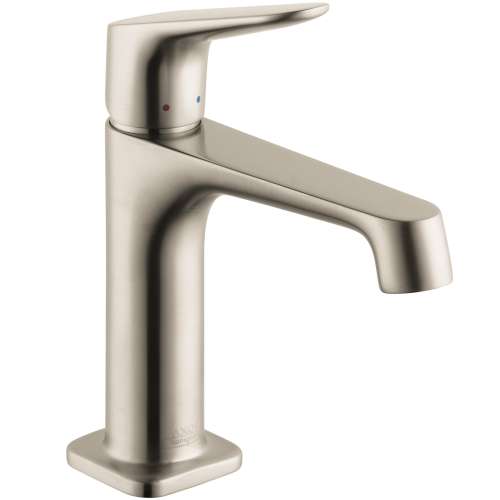 Axor Citterio M Single-Hole Faucet 100 With Pop-Up Drain, 1.2 Gpm In Brushed Nickel, 34010821