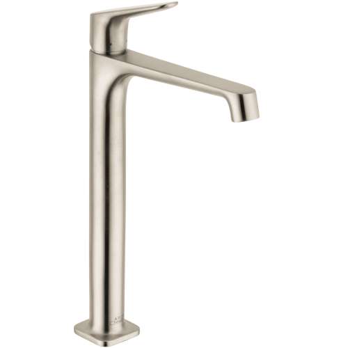 Axor Citterio M Single-Hole Faucet 250 With Pop-Up Drain, 1.2 Gpm In Brushed Nickel, 34120821