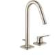 Axor Citterio M 2-Hole Single-Handle Faucet 160 With Pop-Up Drain, 1.2 Gpm In Brushed Nickel, 34132821