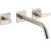 Axor Citterio M Wall-Mounted Widespread Faucet Trim, 1.2 Gpm In Brushed Nickel, 34315821