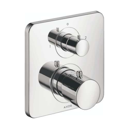 Axor Citterio M Thermostatic Trim With Volume Control And Diverter In Chrome, 34725001