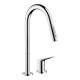 Axor Citterio M 2-Hole Single-Handle Kitchen Faucet 2-Spray Pull-Down, 1.75 Gpm In Chrome, 34822001