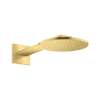 Axor Showersolutions Showerhead 250 2- Jet With Showerarm Trim, 2.5 Gpm In Brushed Gold Optic, 35296251
