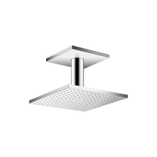 Axor Showersolutions Showerhead 250 Square 2-Jet Ceiling Connection, 2.5 Gpm In Chrome, 35312001