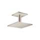 Axor Showersolutions Showerhead 250 Square 2-Jet Ceiling Connection, 2.5 Gpm In Brushed Nickel, 35312821