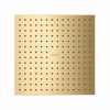 Axor Showersolutions Showerhead 250 Square 2-Jet, 2.5 Gpm In Brushed Gold Optic, 35313251