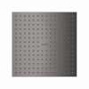 Axor Showersolutions Showerhead 250 Square 2-Jet, 2.5 Gpm In Brushed Black Chrome, 35313341