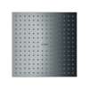 Axor Showersolutions Showerhead 250 Square 2-Jet, 1.75 Gpm In Polished Black Chrome, 35315331