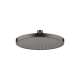 Axor Showersolutions Showerhead 220 1-Jet, 1.75 Gpm In Brushed Black Chrome, 35368341