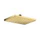 Axor Showersolutions Showerhead Square 245/185 1-Jet, 2.5 Gpm In Polished Gold Optic, 35370991