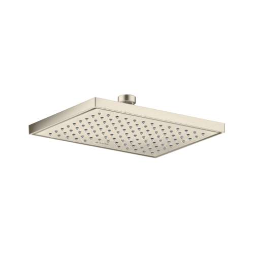Axor Showersolutions Showerhead Square 245/185 1-Jet, 1.75 Gpm In Brushed Nickel, 35371821