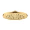 Axor Showersolutions Showerhead 245 1-Jet, 2.5 Gpm In Brushed Gold Optic, 35384251