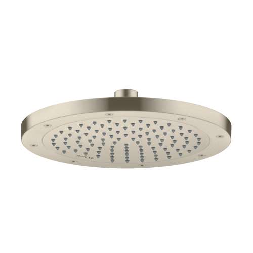 Axor Showersolutions Showerhead 245 1-Jet, 2.5 Gpm In Brushed Nickel, 35384821