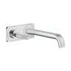 Axor Citterio E Wall-Mounted Single-Handle Faucet Trim With Base Plate, 1.2 Gpm In Chrome, 36114001