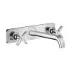 Axor Citterio E Wall-Mounted Widespread Faucet Trim With Base Plate, 1.2 Gpm In Chrome, 36115001