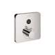 Axor Showerselect Thermostatic Trim Softcube For 1 Function In Chrome, 36705001