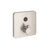 Axor Showerselect Thermostatic Trim Softcube For 1 Function In Brushed Nickel, 36705821