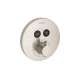Axor Showerselect Thermostatic Trim Round For 2 Functions In Brushed Nickel, 36723821