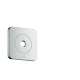 Axor Citterio E Wall Plate 5" X 5" Softcube In Chrome, 36725001