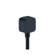 Axor Showersolutions Wall Outlet Softcube With Check Valves In Matte Black, 36731671