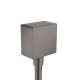 Axor Showersolutions Wall Outlet Square With Check Valves In Brushed Black Chrome, 36732341