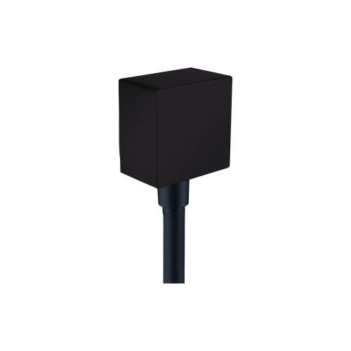 Axor Showersolutions Wall Outlet Square With Check Valves In Matte Black, 36732671