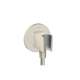 Axor Showersolutions Wall Outlet With Handshower Holder, Round In Brushed Nickel, 36733821