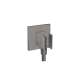 Axor Showersolutions Wall Outlet With Handshower Holder, Square In Brushed Black Chrome, 36734341
