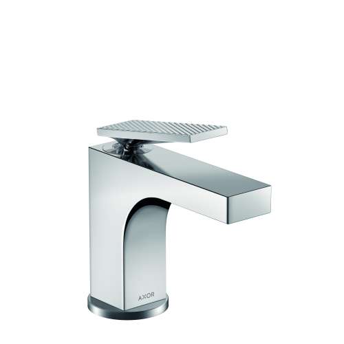 Axor Citterio Single-Hole Faucet 90 With Pop-Up Drain- Rhombic Cut, 1.2 Gpm In Chrome, 39001001