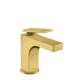 Axor Citterio Single-Hole Faucet 90 With Pop-Up Drain- Rhombic Cut, 1.2 Gpm In Brushed Gold Optic, 39001251