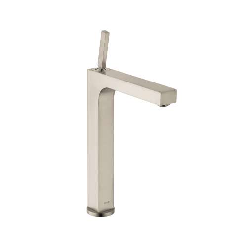 Axor Citterio Single-Hole Faucet 270 With Pop-Up Drain, 1.2 Gpm In Brushed Nickel, 39020821