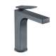 Axor Citterio Single-Hole Faucet 160 With Pop-Up Drain- Rhombic Cut, 1.2 Gpm In Brushed Black Chrome, 39071341